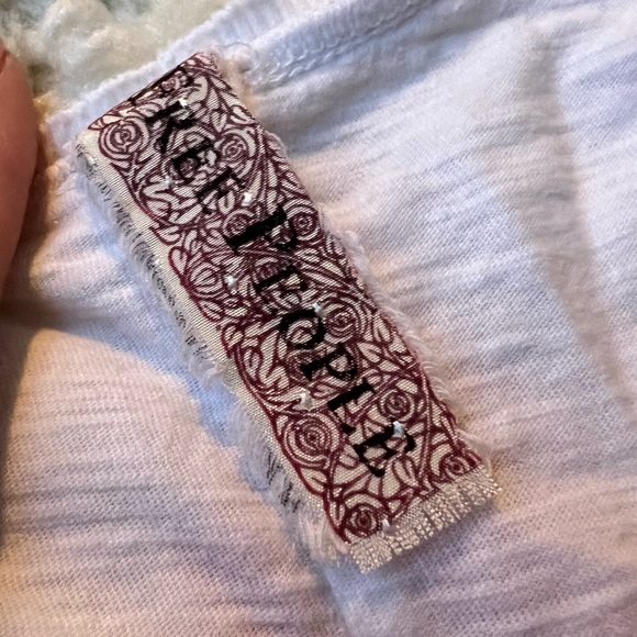 Free People | Crochet Sleeve Detail Henley - Picture 8 of 11